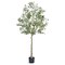 Artificial Olive Tree Tall Faux Potted Plant for Home Office Indoor Outdoor Decor